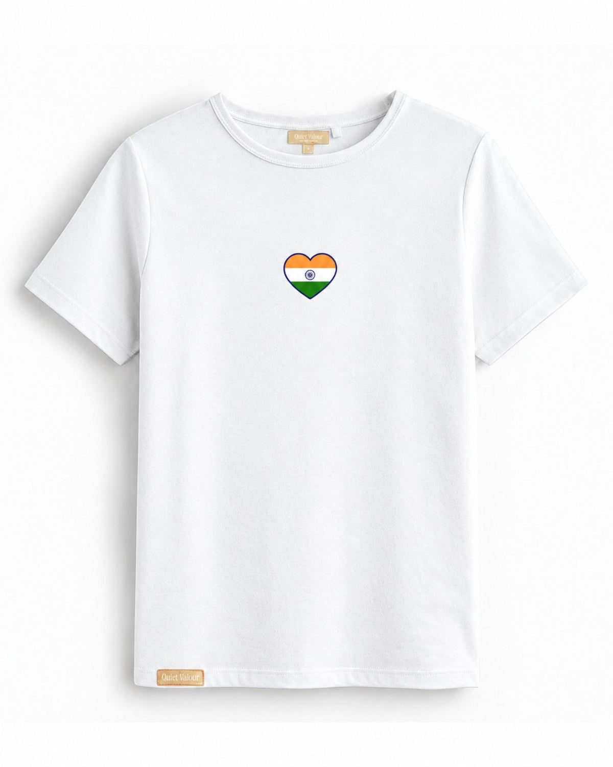 Tricolour-Heart-Women-Crew-Neck-White-Img-2